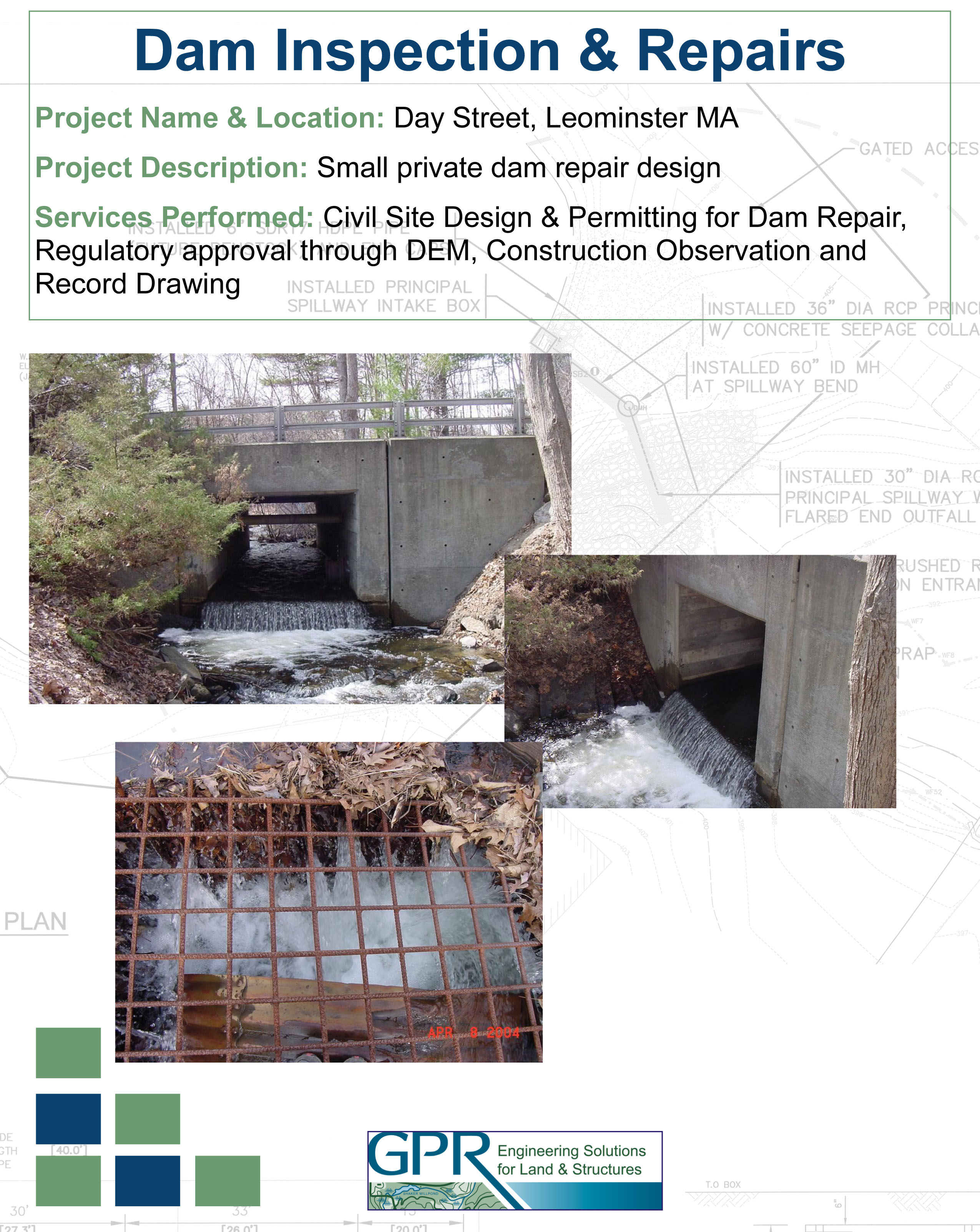 Dam Inspection and Repairs 03135