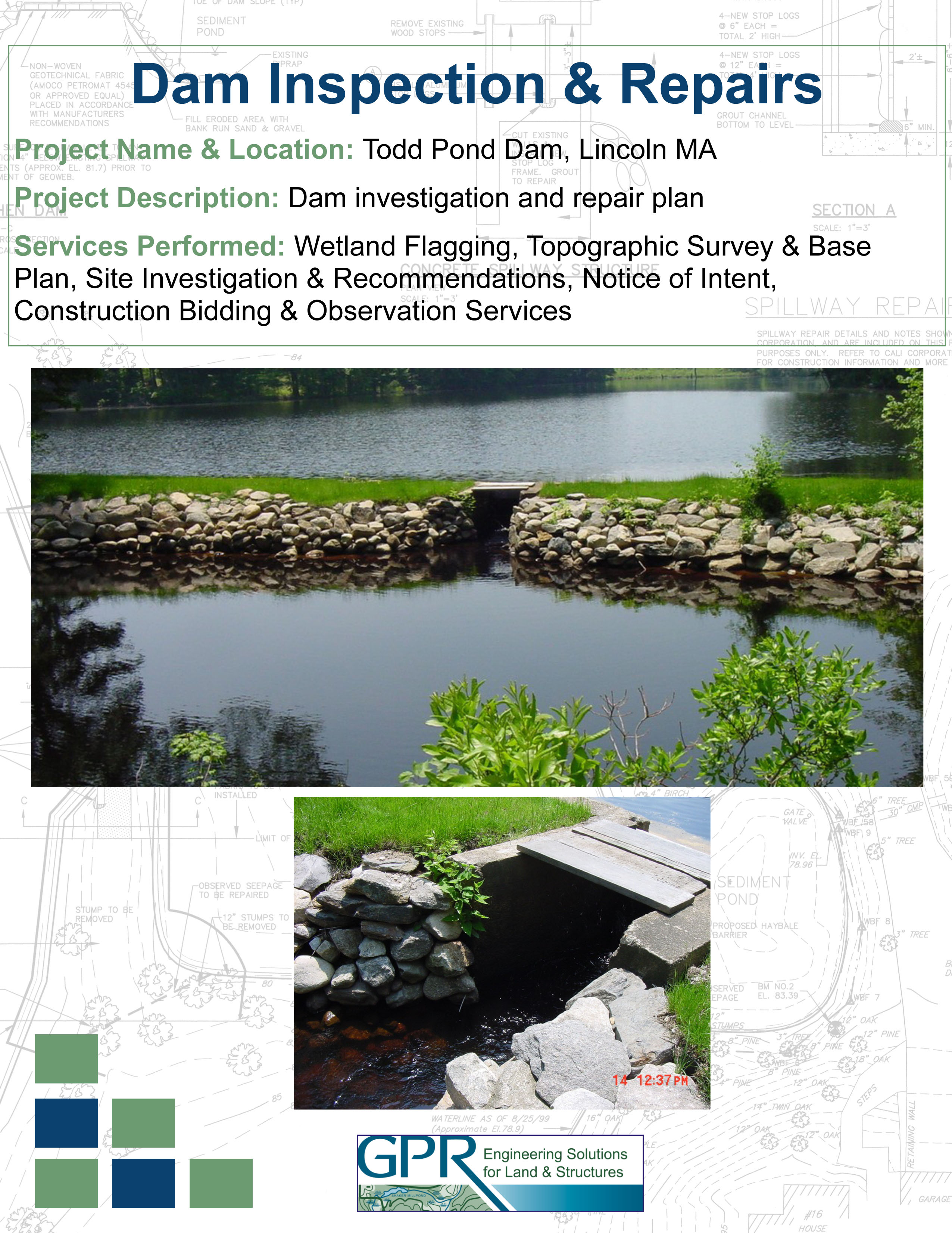 Dam Inspection and Repairs 99198
